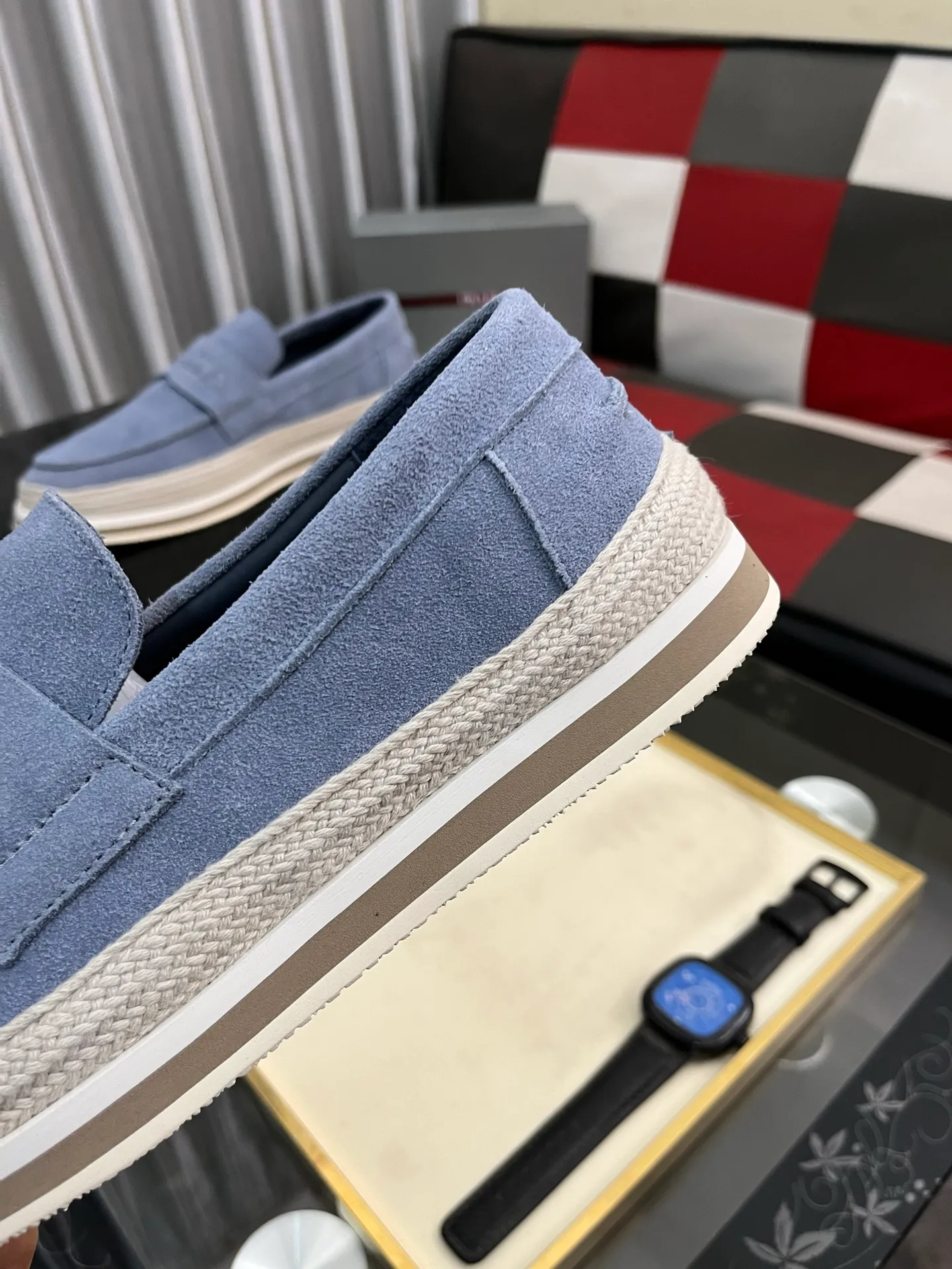 Men's men's shoes 💰458⌚️⌚️prada: new spring and summer casual shoes, sports sneakers, fabric: imported cowhide, lining: original lining, sole: original sole, size: 38-445️⃣color optional